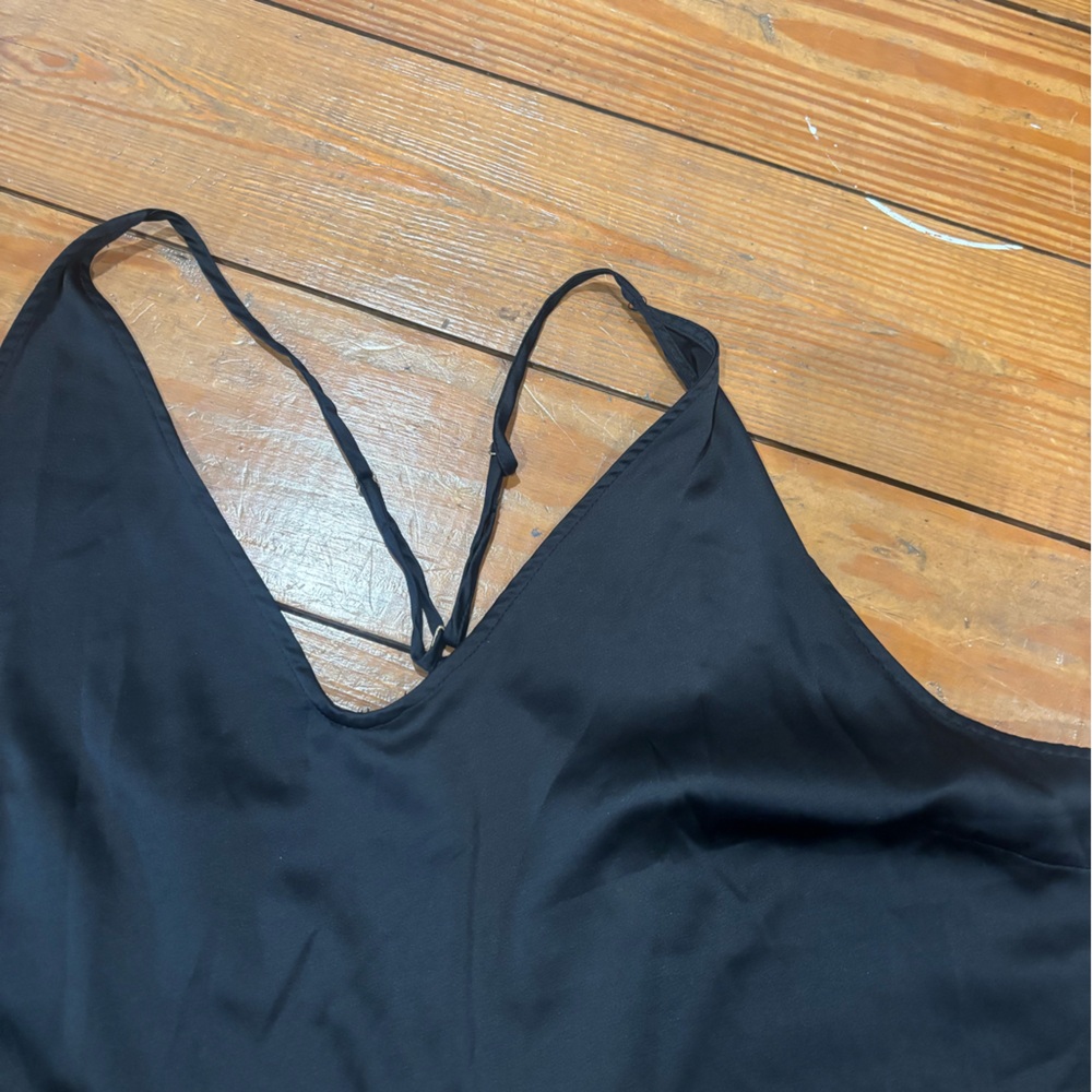 (511)+BLACK SLIP DRESS+ - Picture 3 of 5